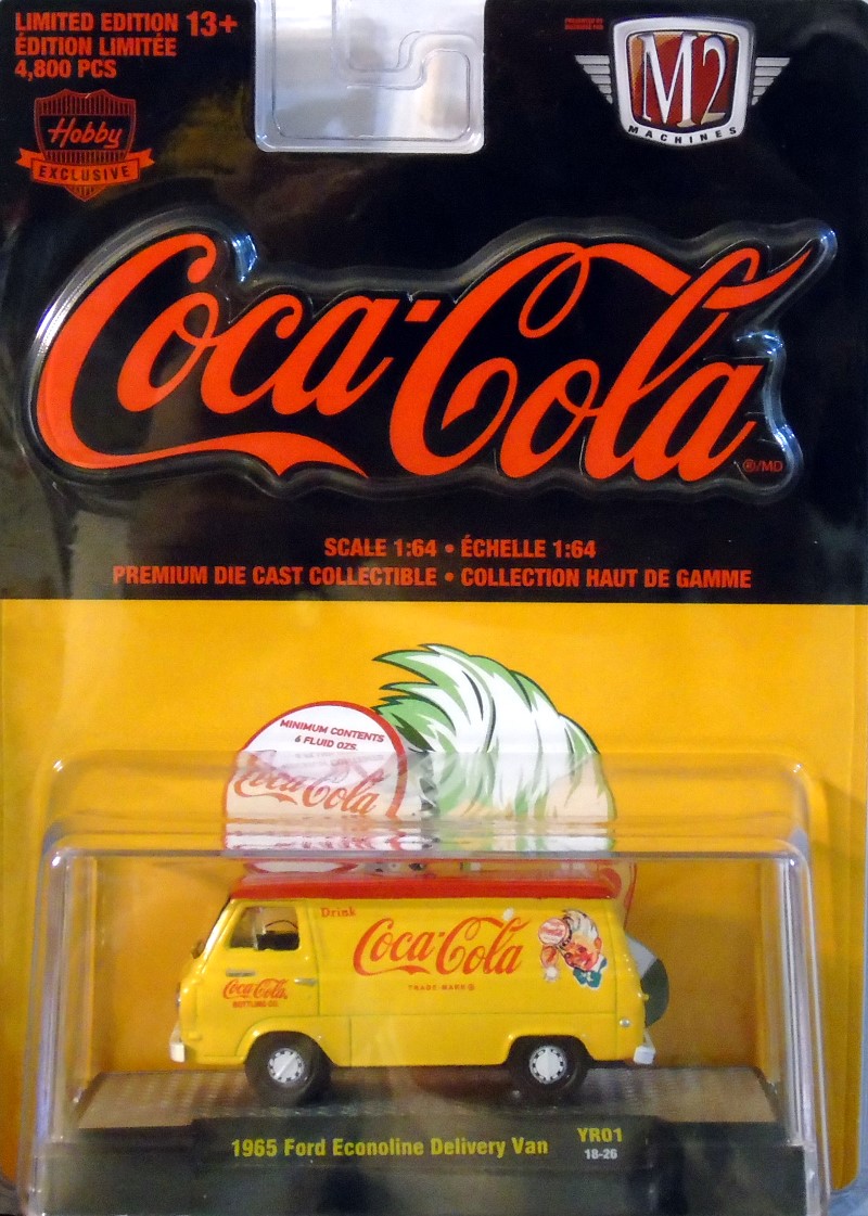 M2 Machines Coca Cola Release YR01H 1965 Ford Econoline Delvery Van